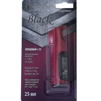 Перцовый (газовый) баллончик «Black» 25 мл, в защитном футляре (красный), аэрозольно-струйный Перцовый (газовый) баллончик «Black» 25 мл, в защитном футляре (красный), аэрозольно-струйный