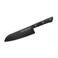 Samura Нож кухонный Shadow SH-0095/K Сантоку 175 мм, сталь AUS-8, ABS пластик (Black-coating) Samura Нож кухонный Shadow SH-0095/K Сантоку 175 мм, сталь AUS-8, ABS пластик (Black-coating)