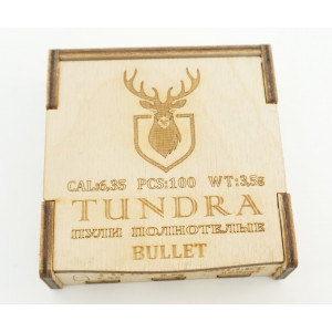 Пули полнотелые Tundra Bullet 6,35 (6,42) мм, 3,5 г (100 штук)