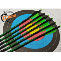 Стрела арбалетная микс карбон Centershot Toxic 20" Half Moon Nock