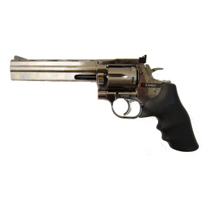 Пневматический револьвер ASG Dan Wesson 715-6 Steel Grey (пулевой)
